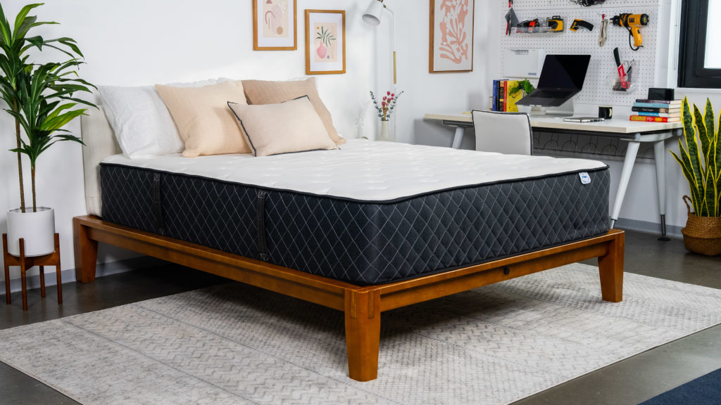 Bear Pro Hybrid Mattress Review – Test Lab Ratings A picture of the Bear Hybrid in Sleep Foundation's testing lab