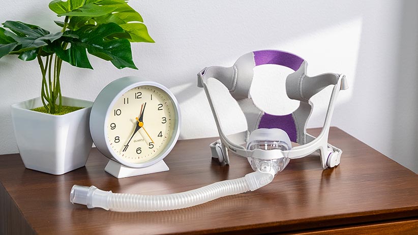 Can You Buy CPAP Supplies In Store? CPAP Mask on Nightstand