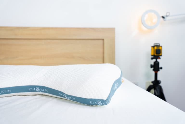 Best Pillows of 2024 - Best for Side Sleepers - Eli & Elm Cotton Side-Sleeper Pillow