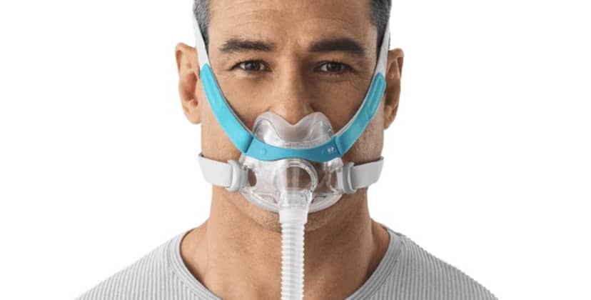 Best CPAP Masks of 2024: Expert Reviewed and Rated - Best Compact Mask - Fisher & Paykel Evora Full Face Compact CPAP Mask Fit Pack