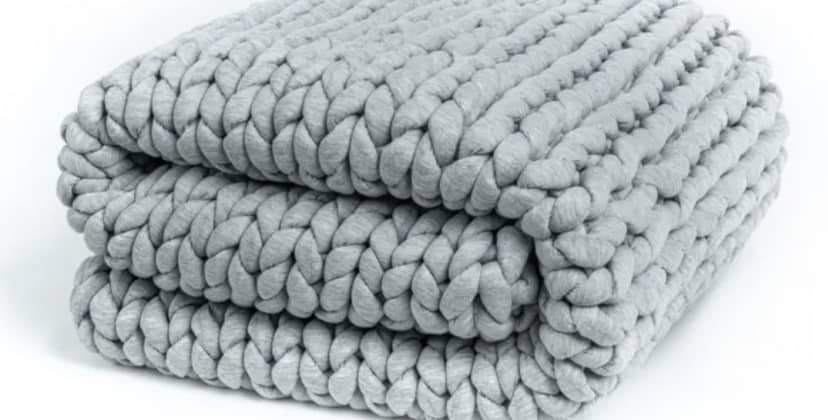Best Weighted Blankets of 2024 - Best Value - Helix Knit Weighted Blanket
