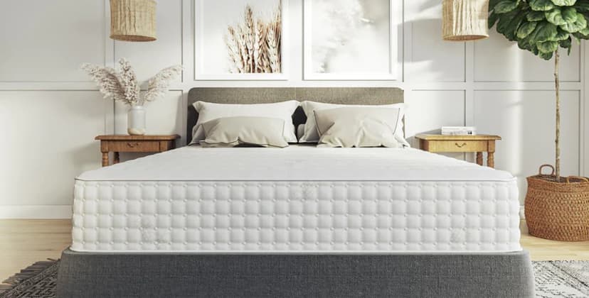 Best Organic Mattress of 2024 - Best Mattress for Combination Sleepers - Latex for Less Hybrid Latex Mattress
