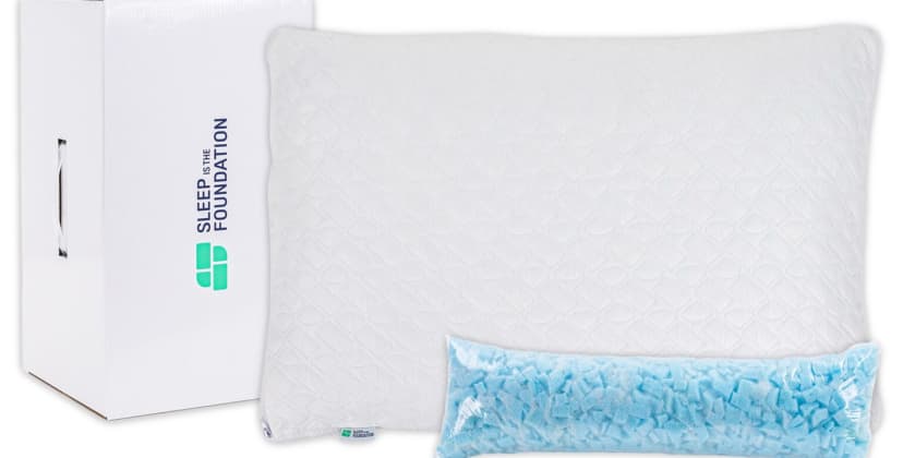 Best Pillows of 2024 - Best Memory Foam - Sleep Is the Foundation Shredded Memory Foam Pillow