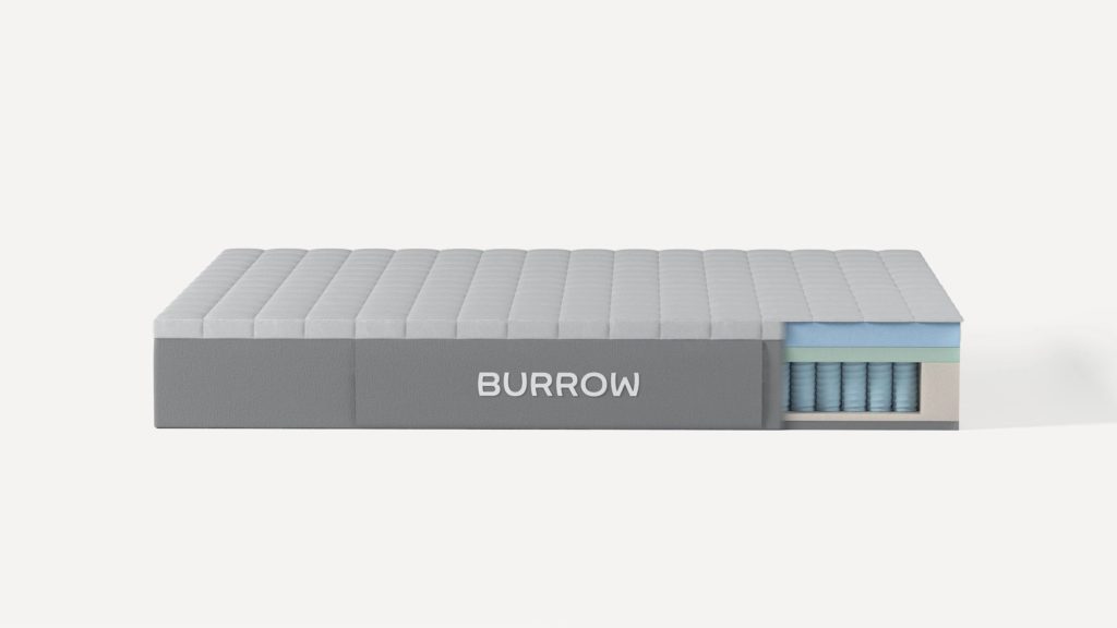 Lyric Hybrid by Burrow Mattress Review – Test Lab Ratings product image of the Lyric Hybrid mattress by Burrow