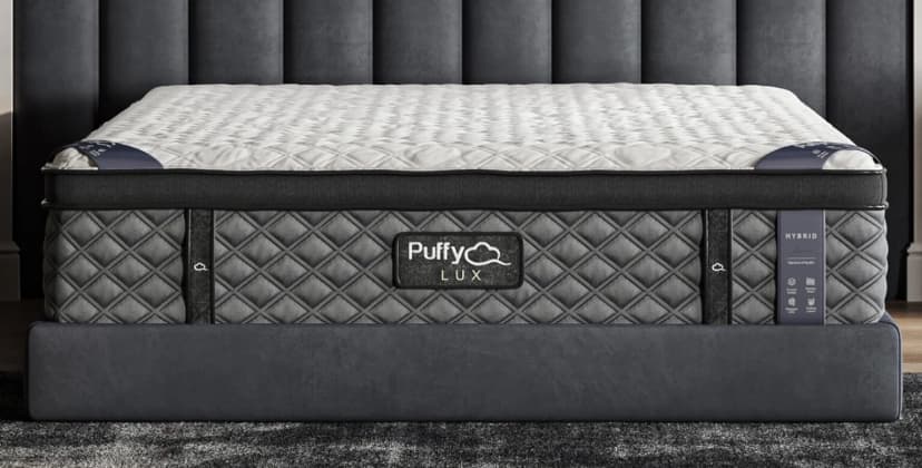 Best Gel Mattress - Best Mattress for Side Sleepers - Puffy Lux Hybrid - 1