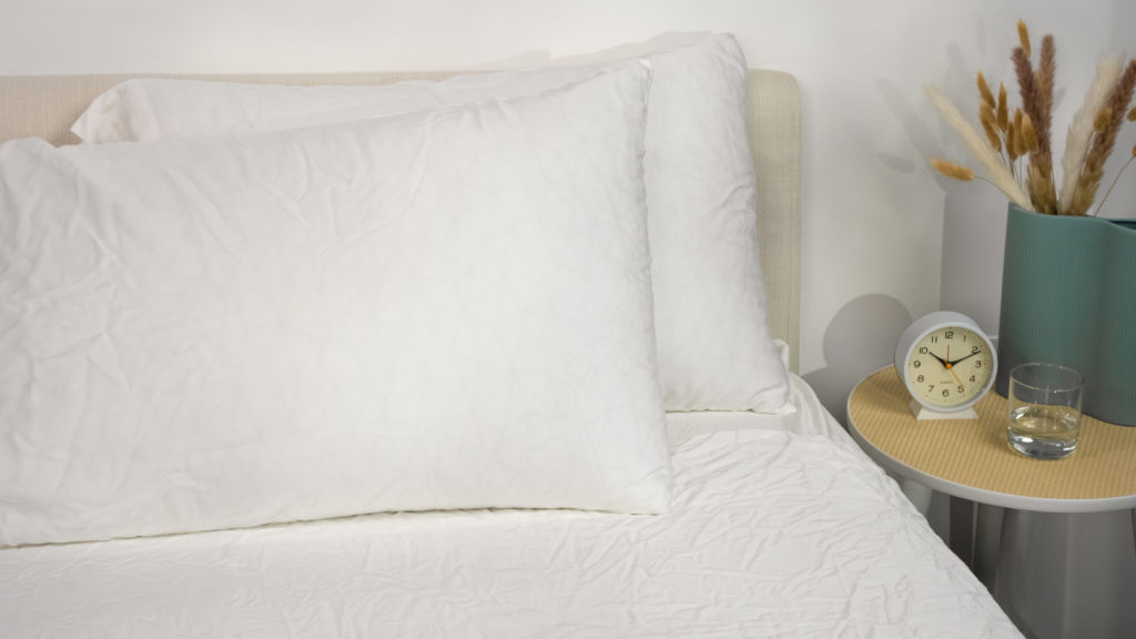 Best Luxury Sheets A picture of the Cozy Earth Bamboo Sheet Set in Sleep Foundation's test lab.