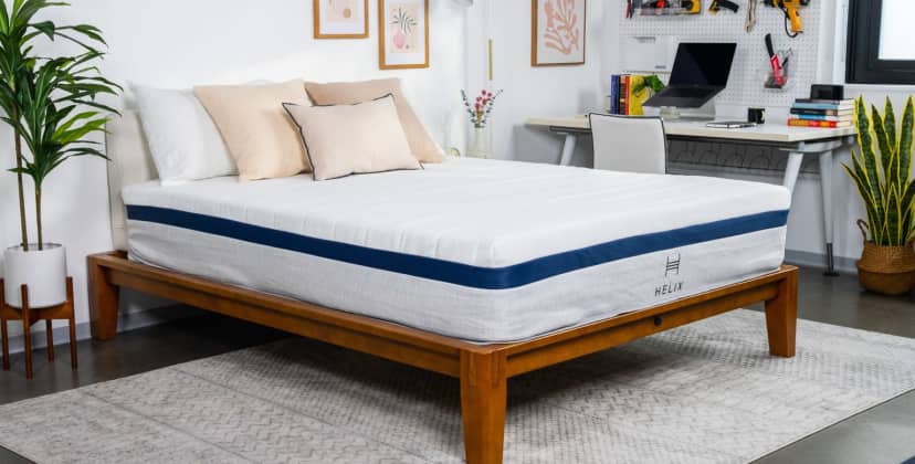 Best Mattress for Adjustable Beds of 2024 - Most Comfortable Mattress - Helix Midnight - 1