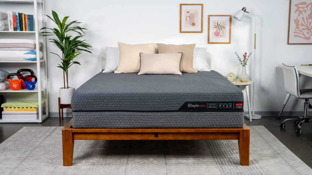 Layla Hybrid Mattress Review – Test Lab Ratings Picture of the Layla Hybrid Mattress in the Sleep Foundation Test Lab.
