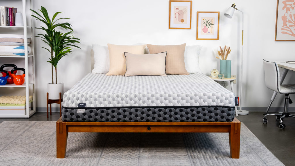 Layla Mattress Review: Key Findings From Our Test Lab A picture of the Layla Mattress in Sleep Foundation's test lab.
