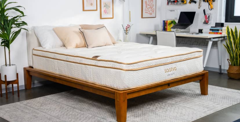 Best Organic Mattress of 2024 - Best Temperature-Regulating Mattress - Saatva Latex Hybrid