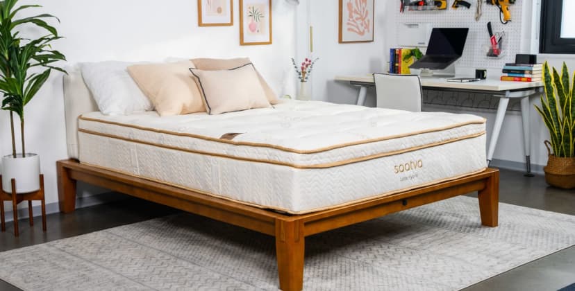 Best Cooling Mattress of 2024 - Best Luxury Mattress - Saatva Latex Hybrid - 2