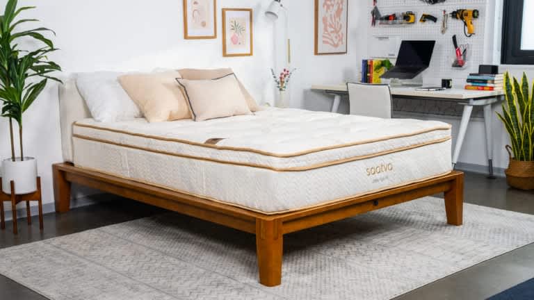 Best Organic Mattress of 2024 - Best Temperature-Regulating - Saatva Latex Hybrid