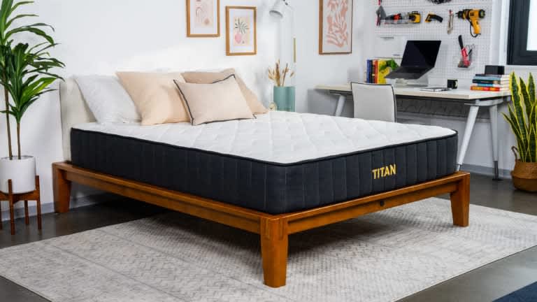 The Best Firm Mattress of 2024 - Best Mattress for Heavy Sleepers - Titan Plus