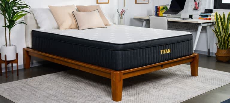 Best Mattress for Athletes - Best Mattress for Heavier Athletes - Titan Plus Luxe